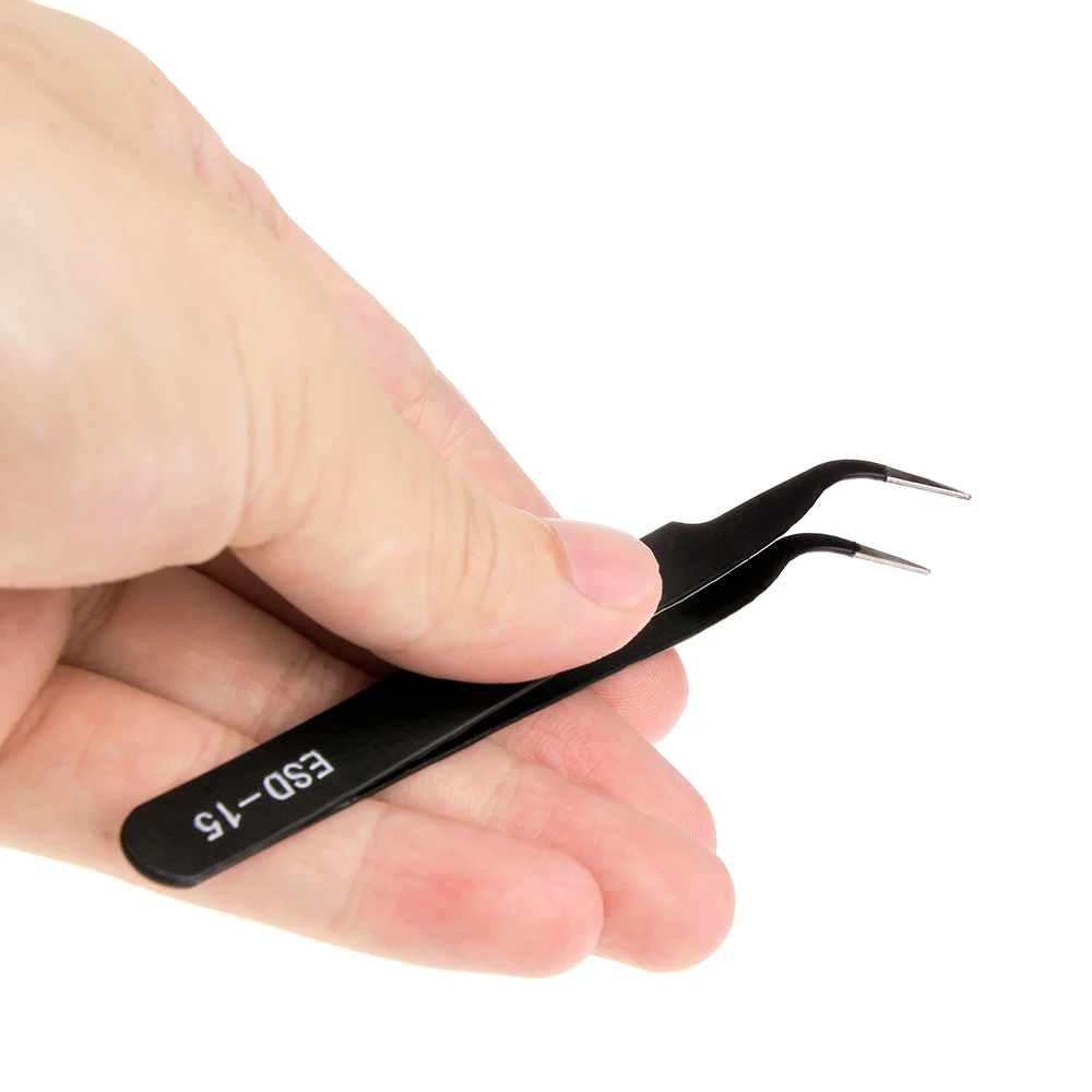 Precision Tweezers Set ESD-10/ - Electronics Repair Tool Kit recension och pris