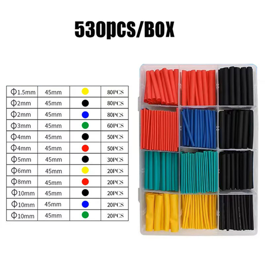 530pcs 750pcs Heat Shrinkable  - Electronics Repair Youtube recension och pris