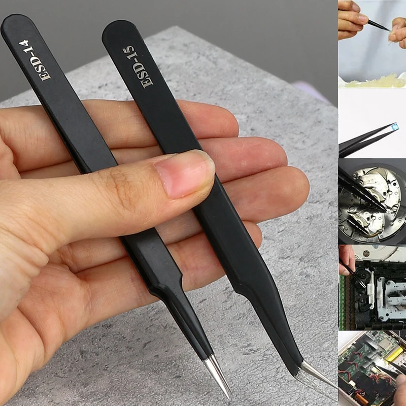 Watch Tweezers Tool ESD Anti-S - Electronics Repair Tool Kit recension och pris