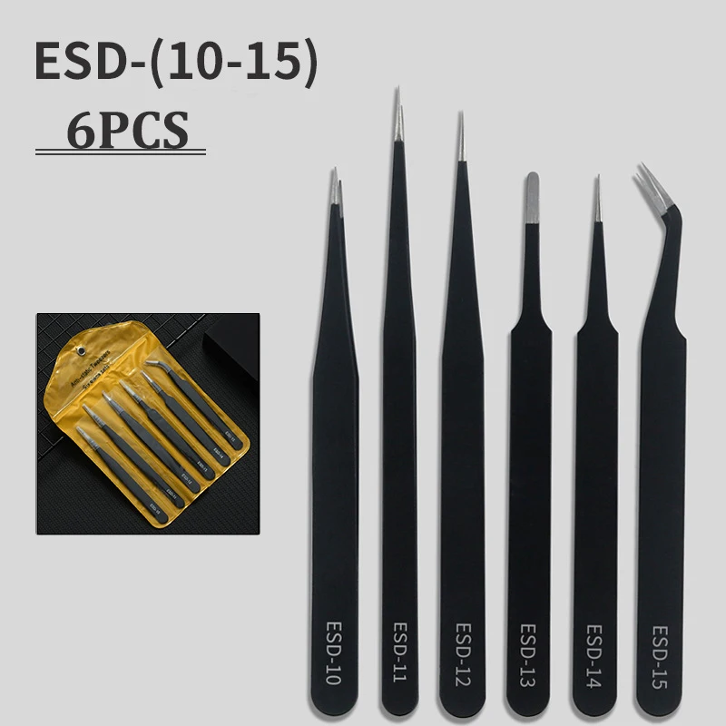 Watch Tweezers Tool ESD Anti-S - Electronics Repair Tool Kit recension och pris