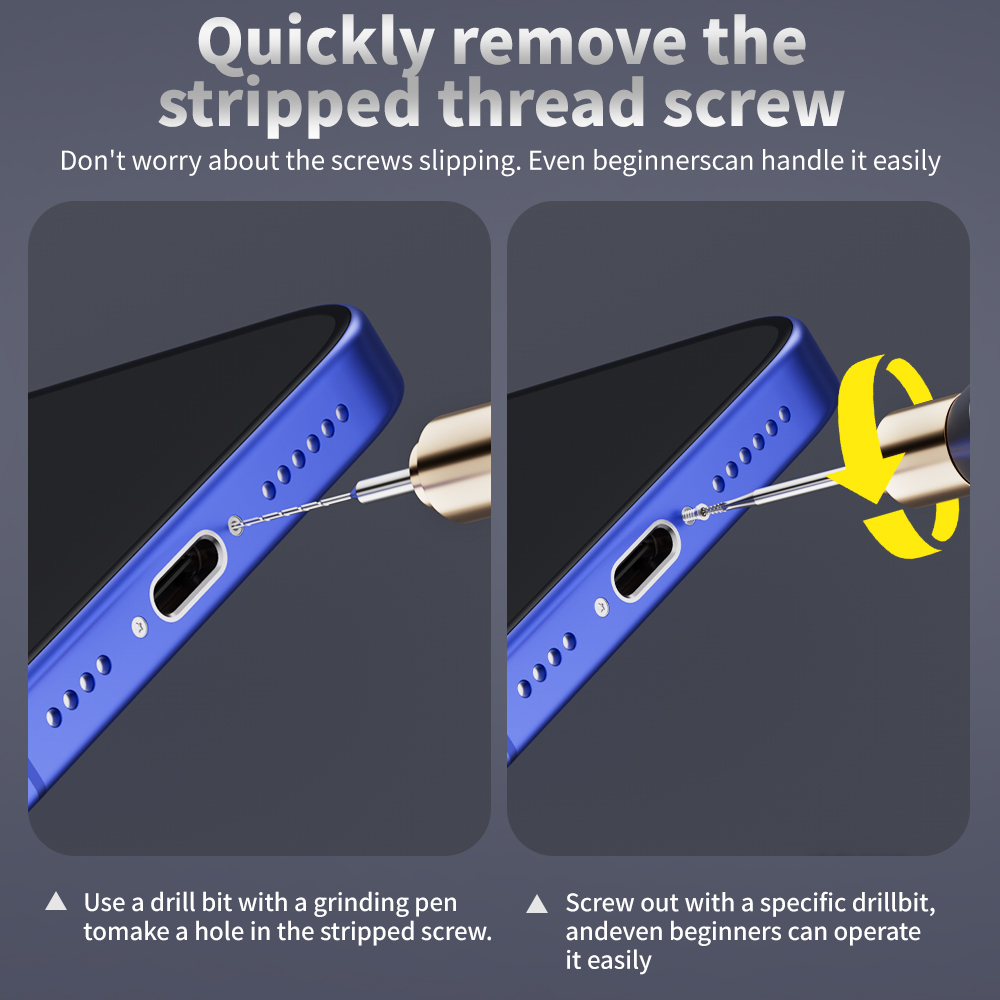 2Pcs Sliding Drill Bit Alloy S - Electronics Repair Company recension och pris