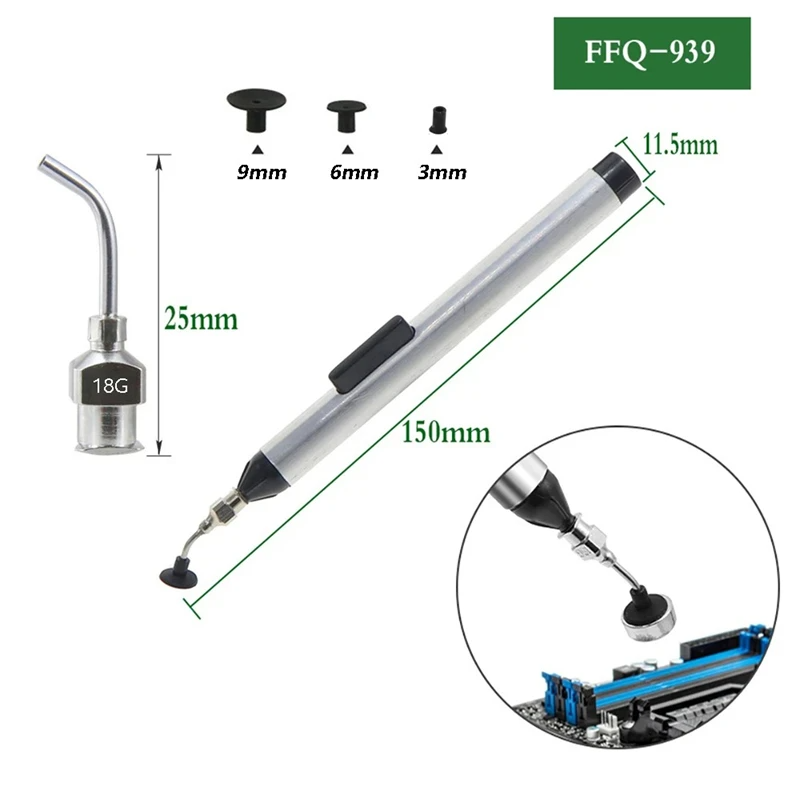 Manual Vacuum Suction Pen Kit  - Electronics Repair Company recension och pris