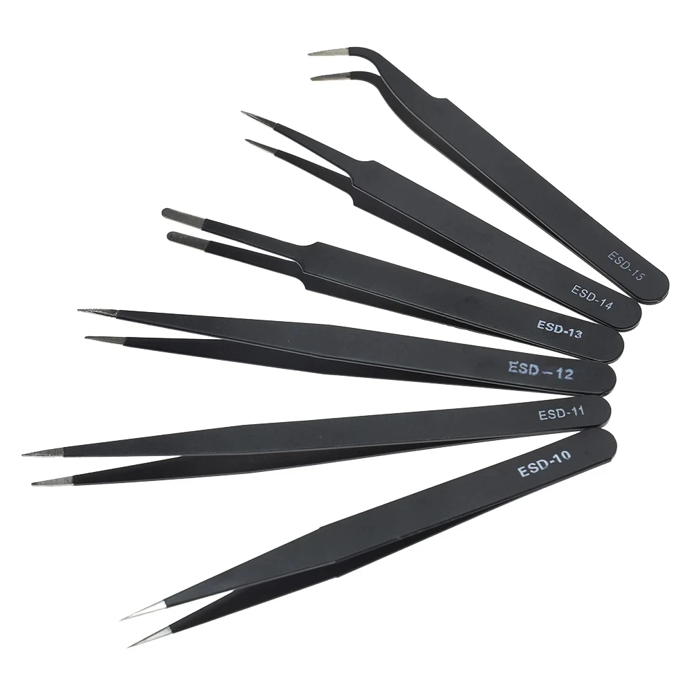 Galacok 6PCS Precision Tweezer - Electronics Repair Tool Kit recension och pris