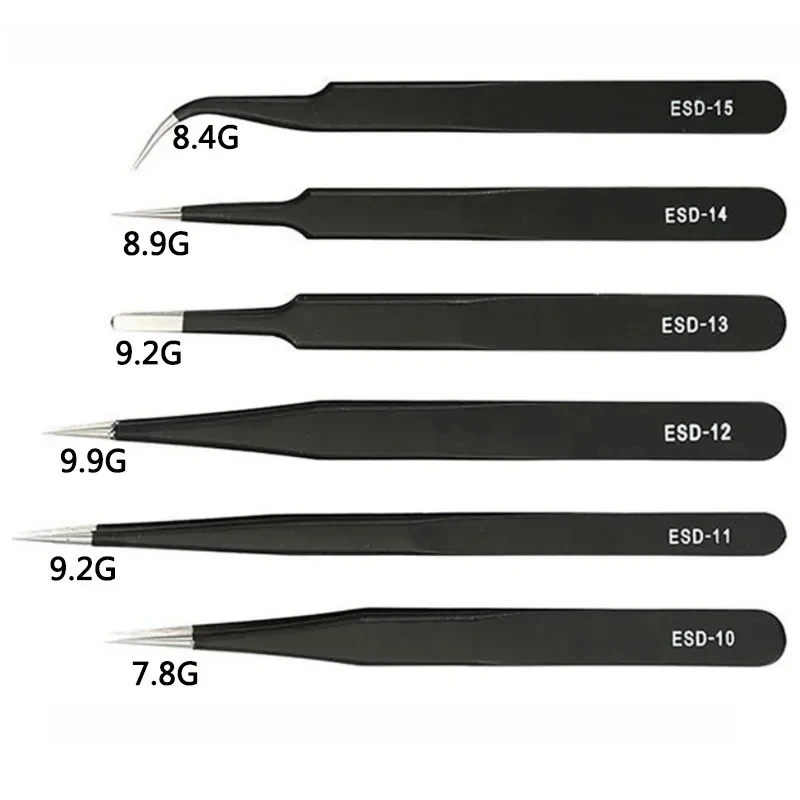 Galacok 6PCS Precision Tweezer - Electronics Repair Tool Kit recension och pris
